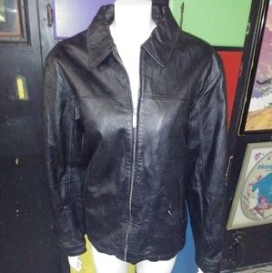 Men's Architect leather jacket medium